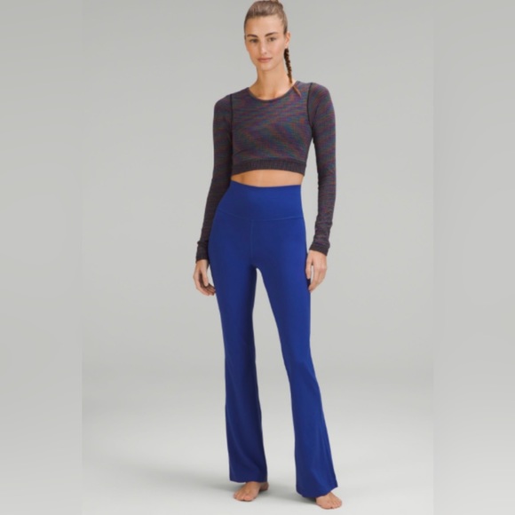 NWT Lululemon Groove Super-High-Rise Flared Pant Nulu - Picture 2 of 9